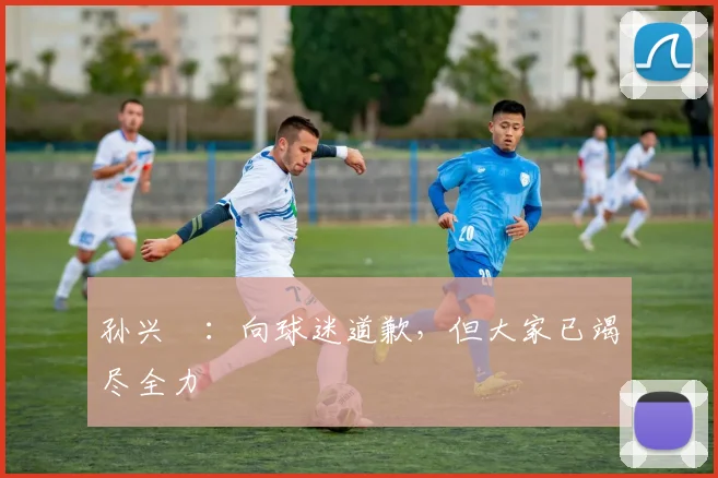 孙兴慜：向球迷道歉，但大家已竭尽全力